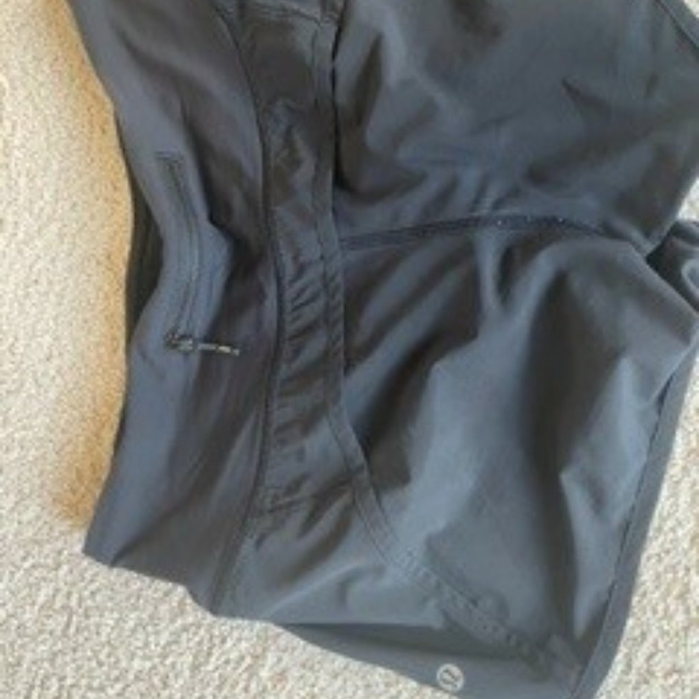 Lululemon Lulu Speed Up Short Black Sz 4